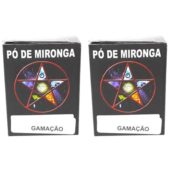 Imagem de  Pó De Mironga Gamação 2 Und Ritual Magia Encanto Kit