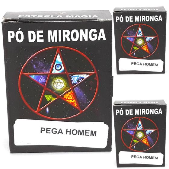 Imagem de Po de Mironga Pega Homem Kit 3 Und Ritual Amarração Amorosa