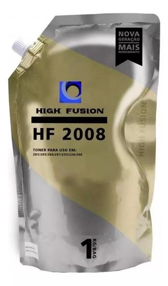 Imagem de Pó De Toner High Fusion Hf2025 Refil Pó Toner Hp Bag 1kg