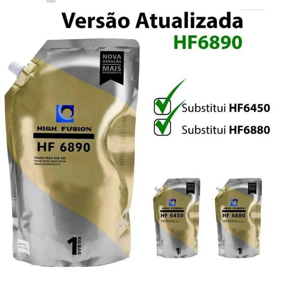 Imagem de Pó De Toner High Fusion Hf6890 Para Uso Em Toner Brother 1kg