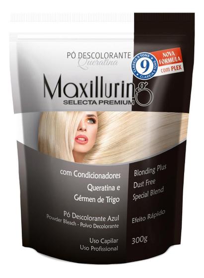 Imagem de Po Descolorante Azul Queratina 300g Com Plex