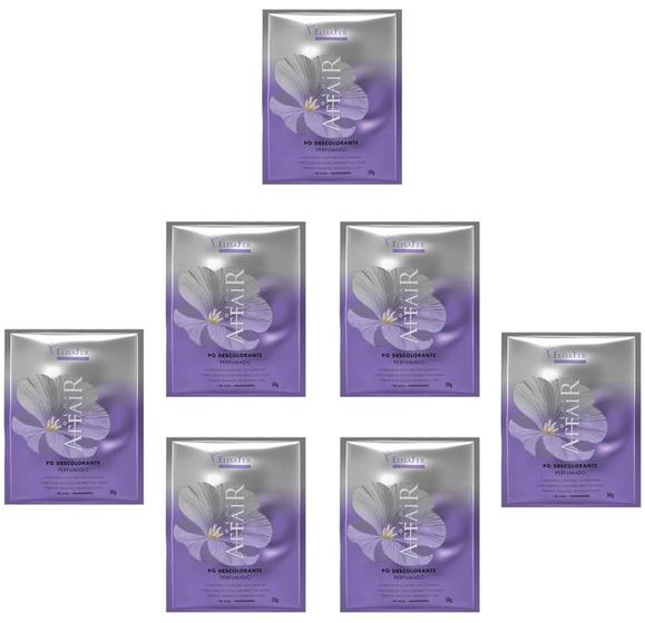 Imagem de PO DESCOLORANTE ELISAFER AFFAIR PERFUMADO 03x50GR ROXO ULTRA RAPIDO