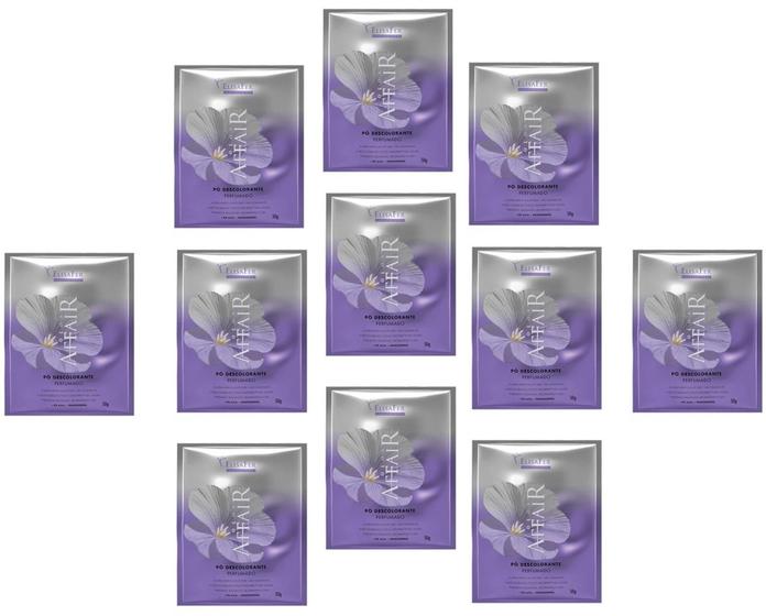 Imagem de PO DESCOLORANTE ELISAFER AFFAIR PERFUMADO 03x50GR ROXO ULTRA RAPIDO