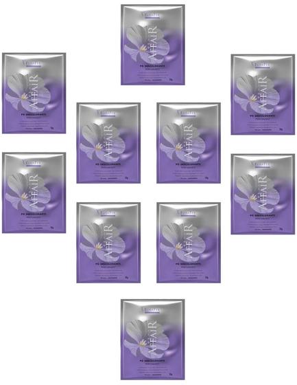 Imagem de PO DESCOLORANTE ELISAFER AFFAIR PERFUMADO 06x50GR ROXO ULTRA RAPIDO