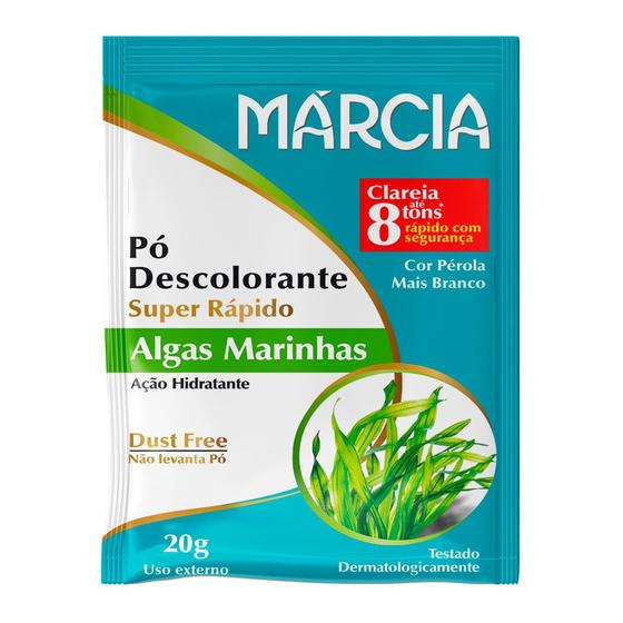 Imagem de Pó Descolorante Márcia Super Rápido Algas Marinhas 20g