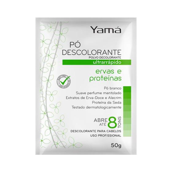 Imagem de Pó Descolorante Ultrarrápido Ervas Proteínas 50g Yamá