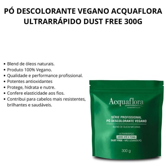 Imagem de Pó Descolorante Vegano Acquaflora Ultrarrápido Dust Free