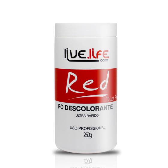 Imagem de Pó descolorante vermelho red live life 250g