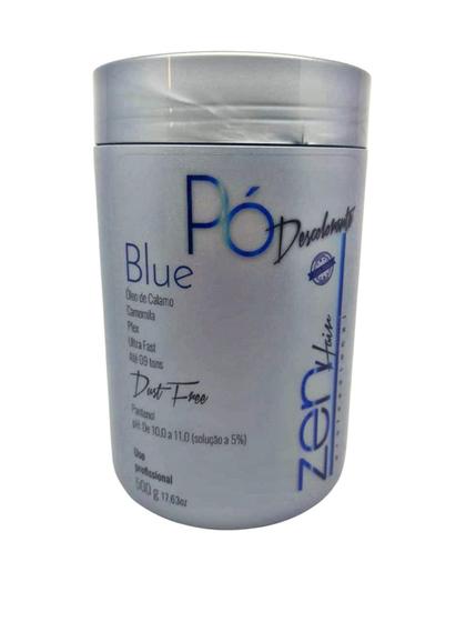 Imagem de Pó Descolorante Zen Hair Blue 500g - Óleo de Calamo