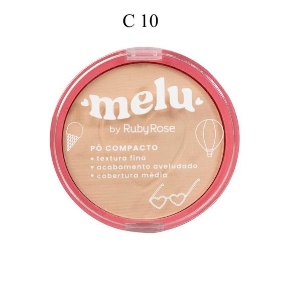 Imagem de Pó facial compacto melu rubyrose