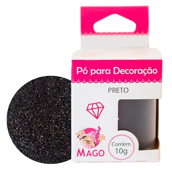 Imagem de Pó para decoração 8g mago Prata                 