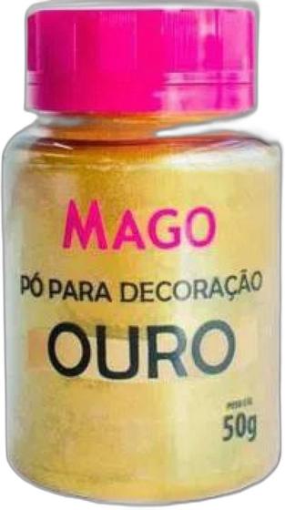 Imagem de Pó Para Decoração Ouro 50G Mago