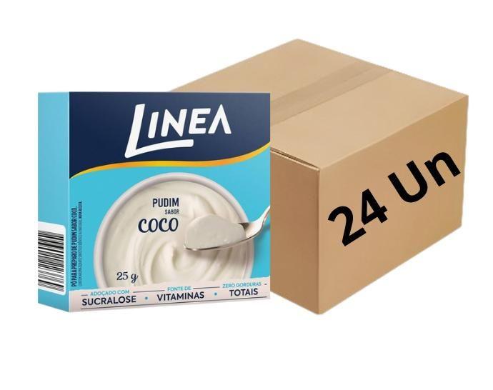 Imagem de Pó para Pudim De Coco Linea 25g Caixa Com 24 Un