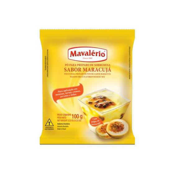 Imagem de Pó Para Sobremesas Sabor Maracujá 100G Mavalério