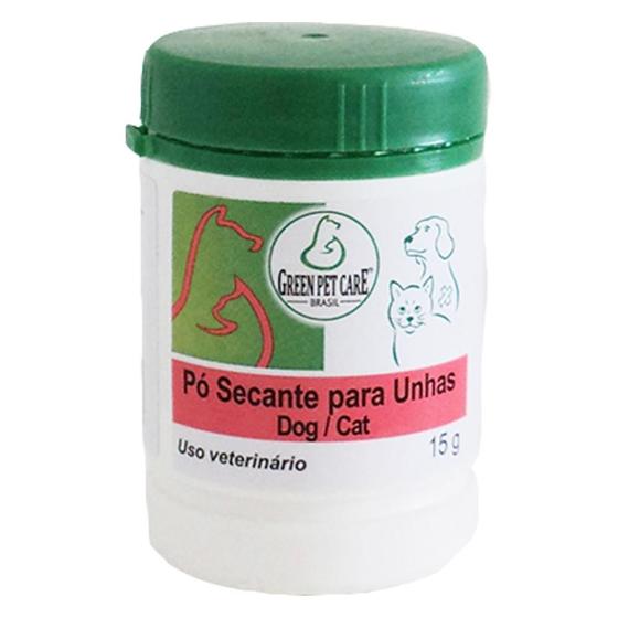 Imagem de Pó Secante Unhas Green Pet Care para Cães e Gatos - 15 g