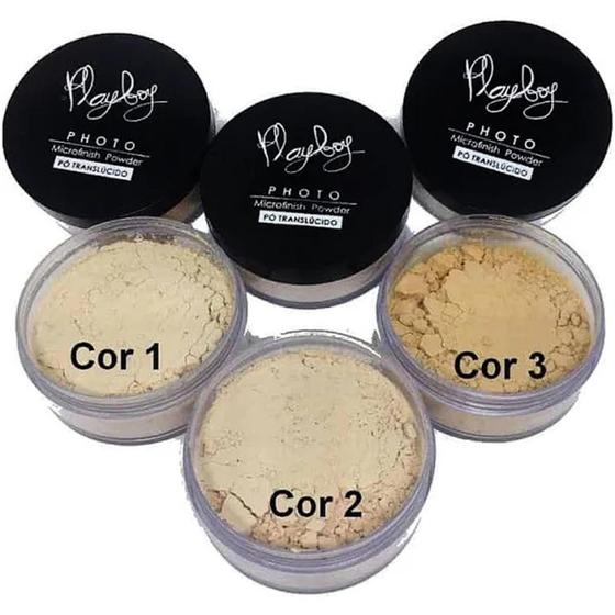 Imagem de Pó Translúcido Photo Microfinish Powder Playboy cor 3