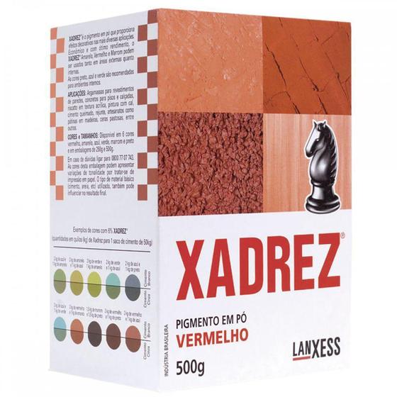 Imagem de Pó Xadrez Vermelho 500g