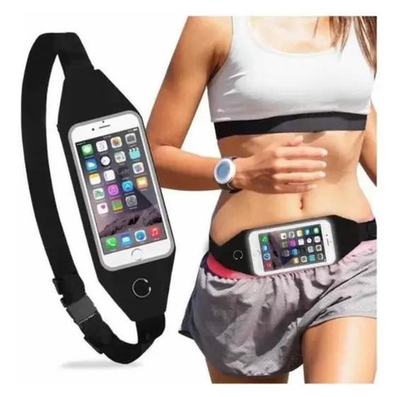 Imagem de Pochete Fitness de Celular Esportiva Academia Corrida Correia Ajustável