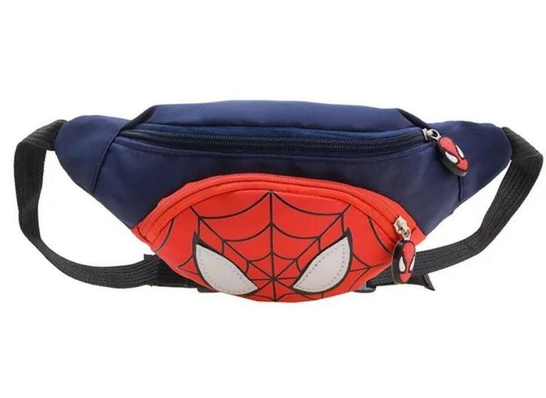 Imagem de Pochete Infantil Homem Aranha Bolsa Cintura Escolar Mochila