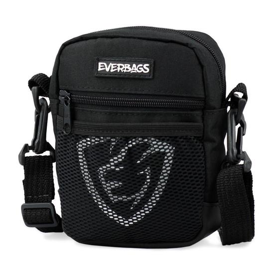 Imagem de Pochete Shoulder Bag Black Redinha Logotipo Everbags