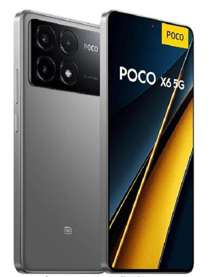 Celular Smartphone Xiaomi Poco X6 Pro 256gb Cinza - Dual Chip