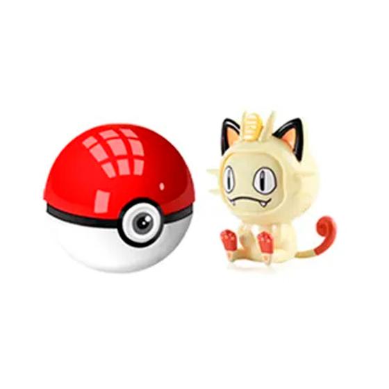 Imagem de Pokeball Pokemon Meowth Troca De Rosto Faces Pokebola Go - Pokémon