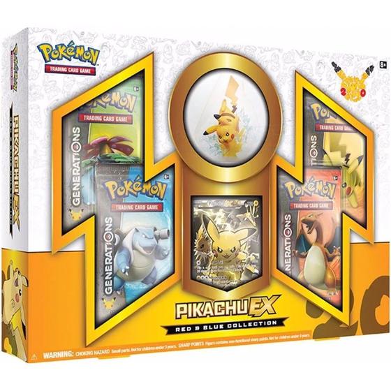 Imagem de Pokemon 20 Th Box Pikachu Gerações - Copag