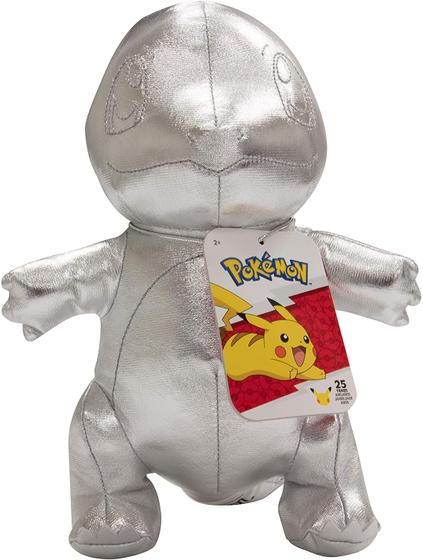 Imagem de Pokémon 25th Celebration 8" Silver Charmander Plush - Edição Limitada Brinquedo animal recheado de prata brilhante - 2+