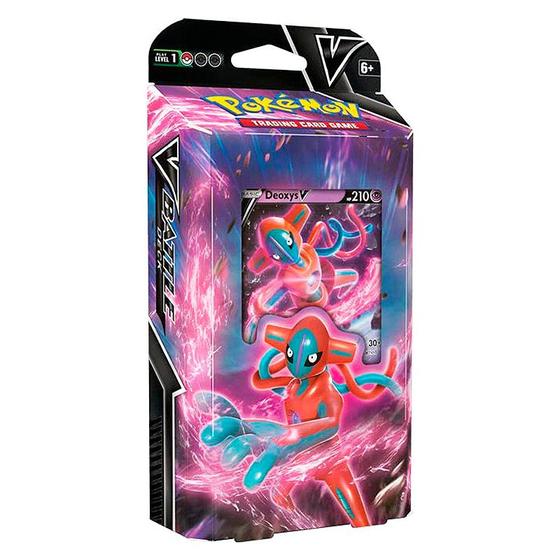 Imagem de Pokémon Baralho de Batalha V com 60 Cartas Deoxys - 31901 290-41051 - Copag