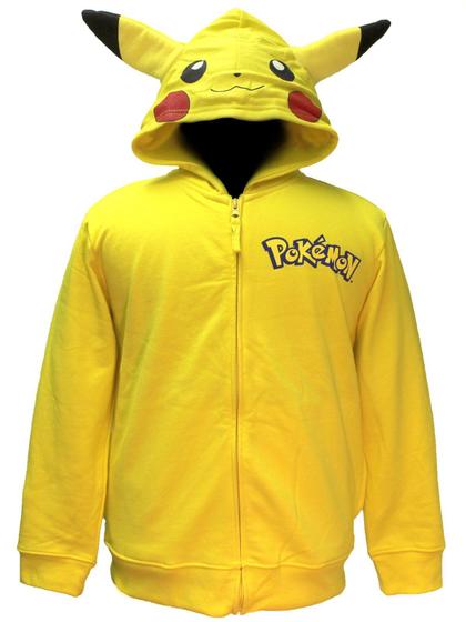 Imagem de Pokemon Big Boys Pikachu Costume Hoodie, Amarelo, Pequeno-8