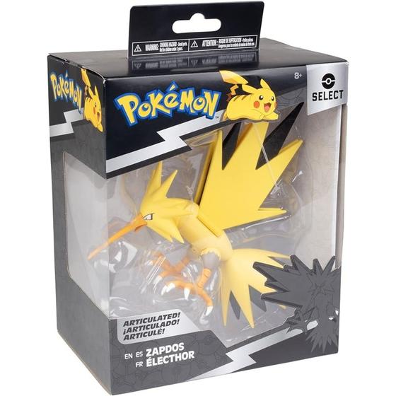 Imagem de Pokemon - Boneco Articulado de 15cm - Zapdos