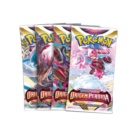 Pokemon Booster Espada e Escudo Origem Perdida Jogo de Cartas Copag ...