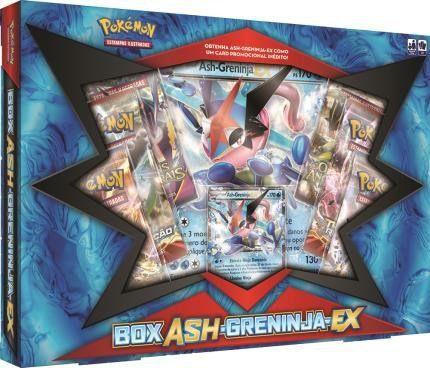 Pokemon Box Ash Greninja EX (6 boosters + 1 card EX + 1 carta gigante