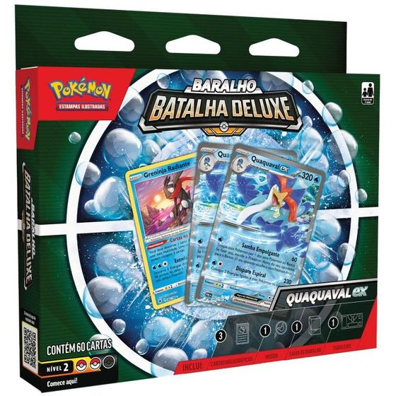 Imagem de Pokémon Box Batalha Deluxe Quaquaval EX