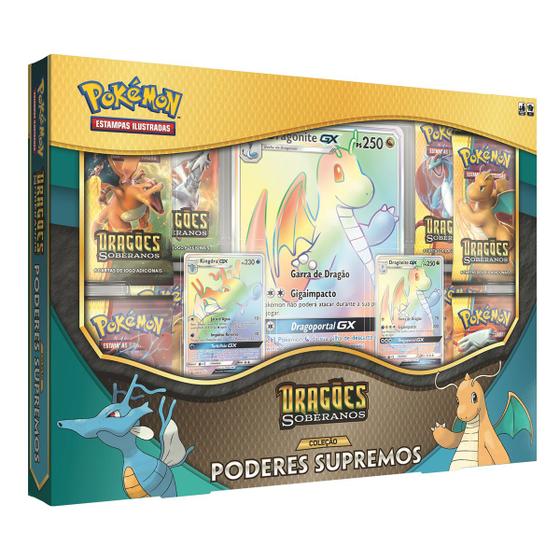 Imagem de Pokemon Box Poderes Supremos Dragões Soberanos - Copag