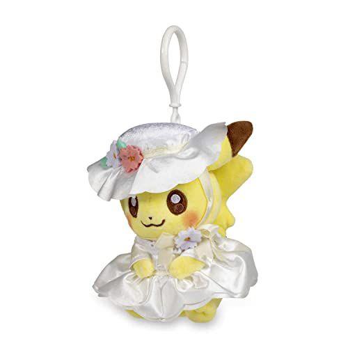 Imagem de Pokémon Center: Pikachu Happy Spring Chaveiro de pelúcia