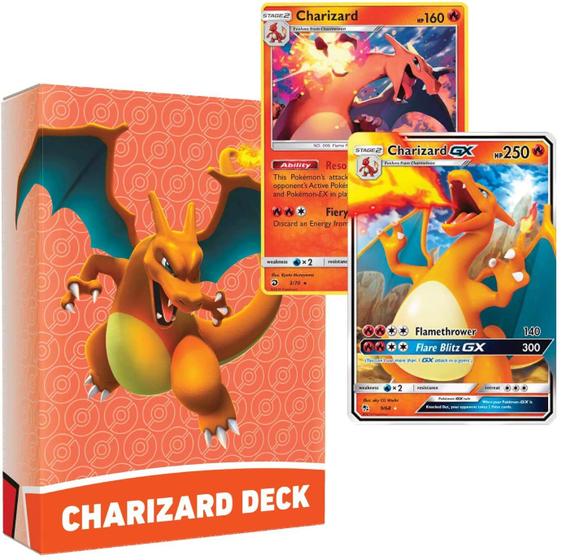 Imagem de Pokémon Charizard Deck Starter 60 cartas com Charizard GX