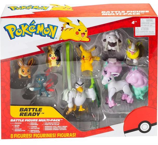 Imagem de Pokémon Conjunto Com 8 Figuras Multi-pack Batalha Battle Figure 2614 - Sunny