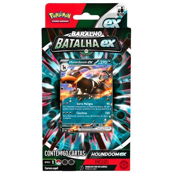 Imagem de Pokémon Deck De Batalha EX Melmetal E Houndoom Copag