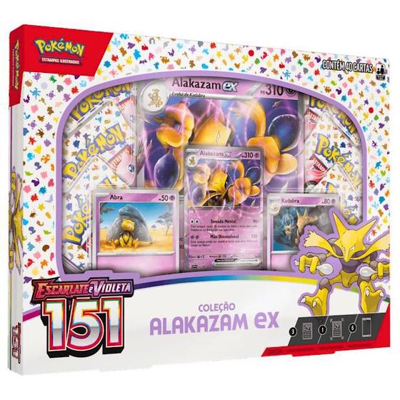 Imagem de Pokémon Deck EV3.5 Escarlate E Violeta Alakazam EX Copag