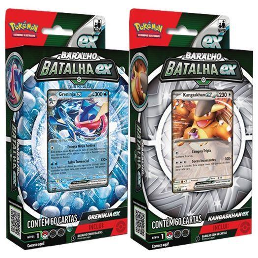 Imagem de Pokemon - Escarlate E Violeta 5 - Deck Batalha Ex Kangaskhan Ou Greninja Sortido