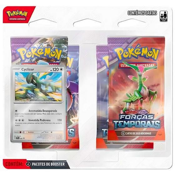 Imagem de Pokemon EV5 Blister Quadruplo Forças Temporais Copag