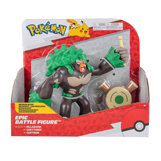 Imagem de Pokemon - Figura de Batalha Épica de 20cm - Rillaboom