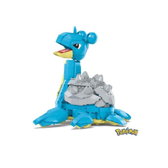 Imagem de Pokemon Lapras Blocos De Montar Mega Construx 527 Peças Mattel HKT26