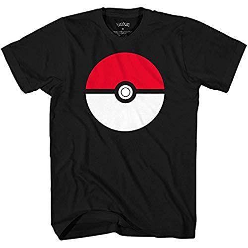 Imagem de Pokemon Masculino Pokémon Poké Ball Icon Trainer T-Shirt, Preto, 2XL