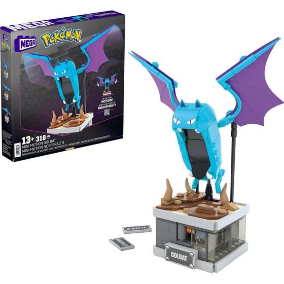 Imagem de Pokémon Mega Construx Jogo Miniatura Do Golbat - Mattel