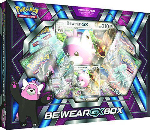 Imagem de Pokemon TCG: Bewear Gx Box - 4 Booster Pack com cartão promocional de folha