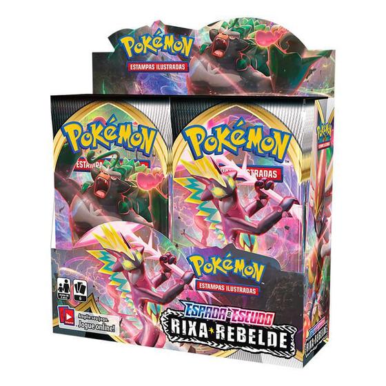 Imagem de Pokémon TCG: Booster Box (36 pacotes) SWSH2 Rixa Rebelde