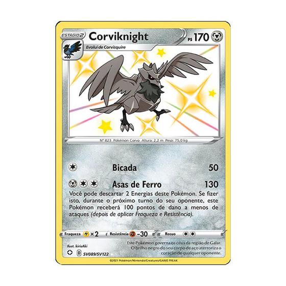 Imagem de Pokémon TCG: Corviknight (SV089/SV122) - SWSH4.5 Destinos Brilhantes