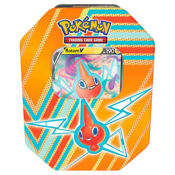 Imagem de Pokémon TCG: Lata Colecionável com Carta Promo e 4 Boosters